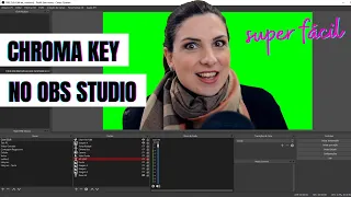 Como fazer CHROMA KEY ao vivo usando OBS Studio - MUITO FÁCIL