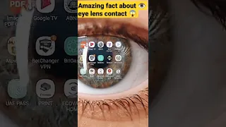 😱😱World's first VR Contact👁️ lens🔥|دنیا کے پہلے وی آر 💥کانٹیکٹ لینس۔#facts #shorts