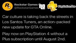 You Don't Need PS Plus to Play GTA Online