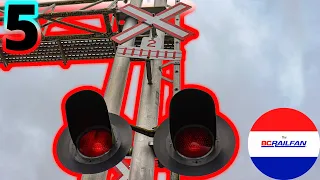 Canadian Railroad Crossings Compilation 5