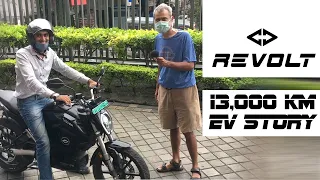 Real Life EV Story : Revolt RV400 Electric Motorcycle : 14000 km | "Did a Nashik to Pune ride!"