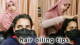 How to do Il Hair oiling tips 😱 | Ideal look beauty parlour ♥️