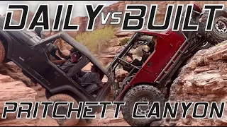 Street Jeep VS Rock Crawler Take On Pritchett Canyon Moab Utah