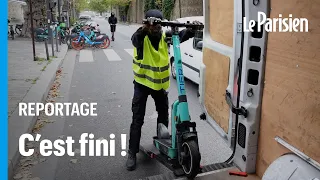 « Un pincement au cœur » : quand les opérateurs ramassent leurs trottinettes à Paris