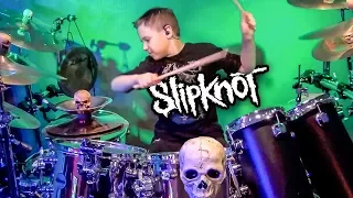 SLIPKNOT (age 9) Drum Cover