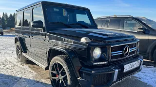 Осмотр Mercedes-Benz G-класс AMG 5.5 AT, 2016 W463 рестайлинг 3 , 4MATIC, 7G-TRONIC 571 h.p