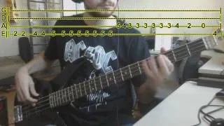 SYSTEM OF A DOWN - Radio Video (Bass Cover with TABS)