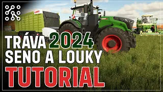 TUTORIAL - Tráva, louky, siláž | Farming Simulator 22 | Lets play | Česky