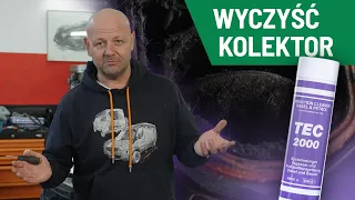 Grzegorz Duda pokazuje działanie TEC 2000 do czyszczenia dolotu Induction Cleaner