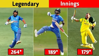 Top 10 Highest Score Inning in ODI Cricket || Legendary Innings by Legends  ||  By The Way