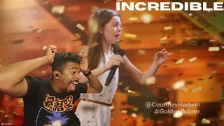 Courtney Hadwin - 13 Year Old Singing Like a Lion (AGT Reaction!!)