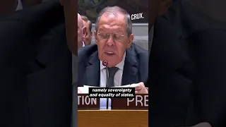 Russian Foreign Minister Sergey Lavrov Blasts "Western Minority" At UN, US-UK Hit Back