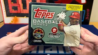 15 YEAR OLD SEALED BOX OPENING! 2009 TOPPS SERIES 2 JUMBO BOX! 😯