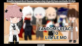 Fandoms react to MoGuanShan || part 2 (19 days) || gacha club || (read desc)