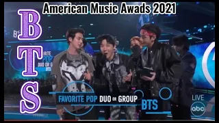 BTS FAVORITE POP DUO OR GROUP at AMAs 2021