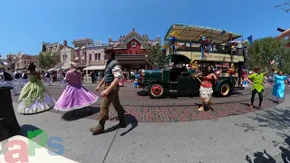 First Disneyland 66th Anniversary Cavalcade From Main Street, USA