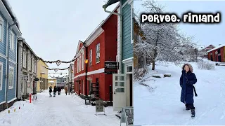 Walking Tour in Porvoo | Winter in Finland
