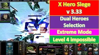 X Hero Siege 3.33 Blade master & Jacky Solo 8 way level 4 impoissible extreme mode