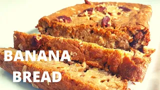 Healthy Oatmeal Banana Bread | Easy Banana Bread Recipe