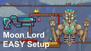 Terraria how to fight moon lord the EASY way (cursed edition) #shorts