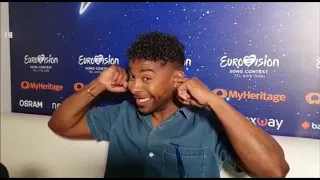 2019 Eurovision Song Contest - Interview with John Lundvik (Sweden)