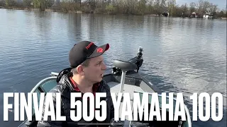 Finval 505 Yamaha 100. Проверка оборудования, подбор винтов. Скорость 65 км/час