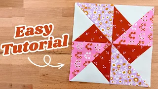 How to Sew a Double Pinwheel Quilt Block