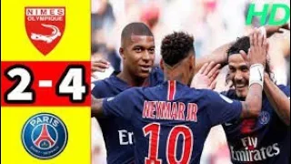 Nimes vs PSG 2-4 All Goals & Highlights 2018