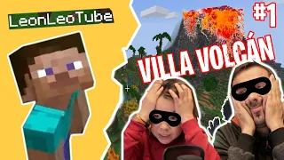 Mikeltube y Leo van a FLIPAR ¡¡ENTRAMOS a Villa Volcán a ESCONDIDAS!! // Juegos de Minecraft