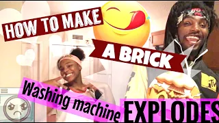 How To Make a Brick ! ( Washing machine EXPLODES ) MUST WATCH