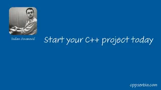 Dušan Jovanović — Start your C++ project today — 28.2.2024.