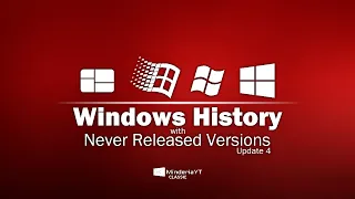 Windows History with Never Released Versions (Update 4)