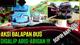 Aksi Balapan Bus !!! Sopir Mpm Bar-Bar, Ans Disalip Abis-Abisan