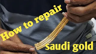 How to repair a jewelry, change lock of bracelete, #saudigold  #riyadh