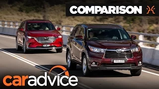 Comparison: 2017 Mazda CX-9 v Toyota Kluger (Highlander) | CarAdvice