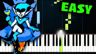 Attack of the Killer Queen - (Deltarune - Chapter 2) - EASY Piano Tutorial