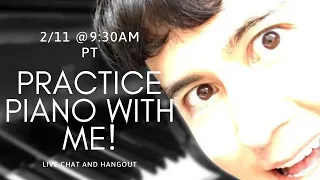 Practice Piano with Charlie (PPC) Pre-Snow Livestream! (피아노 연습 라이브!)