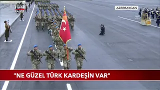 Azerbaycan'da Dağlık Karabağ Zaferi Kutlandı