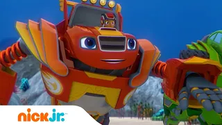 Blaze e os Monster Machines | Blaze se Transforma num ROBÔ GIGANTE 🤖 | Nick Jr. em Português