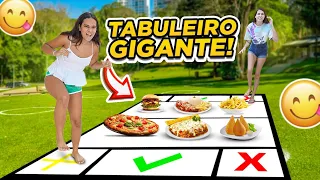 TABULEIRO GIGANTE DE TROCA DE COMIDA! - JULIANA BALTAR