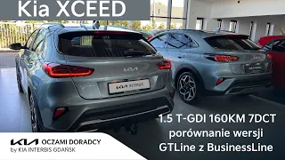 Kia XCEED [1.5 T-GDI 160KM 7DCT] Porównanie wersji GTLine i Businessline w kolorze Lunar Silver | 4K