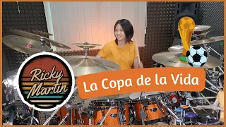 FIFA World Cup Song | The Cup of Life (La Copa de la Vida) Ricky Martin Drum cover by KALONICA NICX