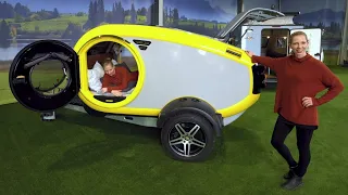 Kleinste Wohnwagen 2021: Mink 2.0 bis -50°C Offroad Island mit Dieselheizung, Sternendach und Platz!