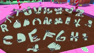 DESTROY ALL VERSION 3D ALPHABET LORE FAMILY in CHOCOLATE POOL - Garry's Mod