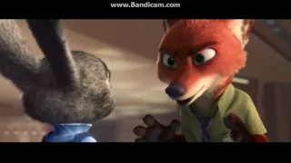 escena triste de zootopia