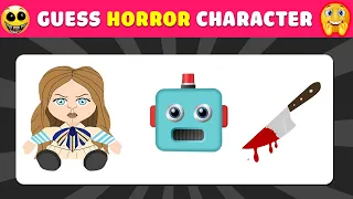 Guess The SCARY MOVIE Character by Emoji 😱🔪  M3GAN, Ghost Face, Chucky, Freddy, Annabelle