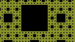 2D Menger Sponge Fractal Zoom and Animations