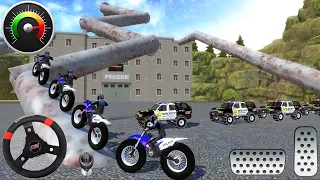Police Racing Motorcycles - Extreme Driving US Bikes Off_Road #3 - Offroad Outlaws Android Gameplay