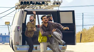 Michael And Franklin Kidnappe Duggan Boss And Torture Him Alot In GTA 5