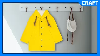 Easy Origami Raincoat | Paper Coat | FREE Template